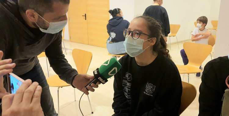 Canarias vacuna a 2.112 niños de 5 a 11 años en el primer día para este grupo