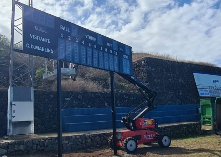 La instalacion Deportiva “Néstor Pérez” de Puerto de la Cruz estrena nuevo marcador