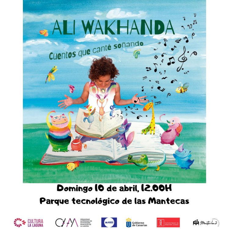 Ali Wakhanda presenta este domingo en el Parque de Las Mantecas su trabajo musical para la infancia