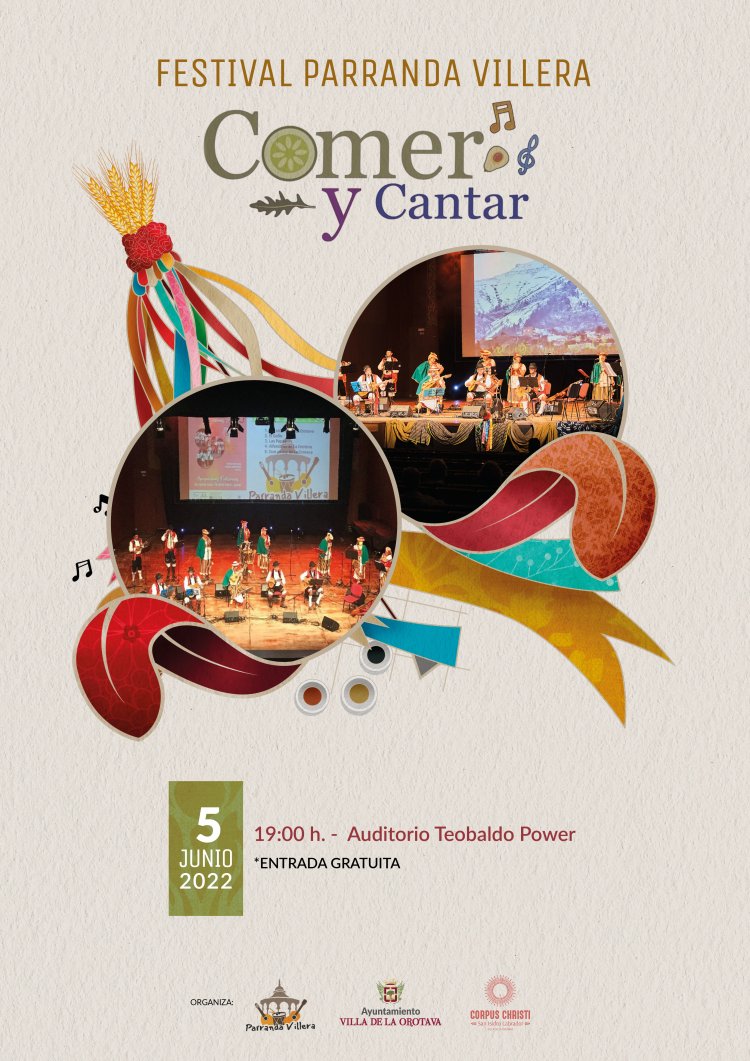La Parranda Villera ofrecerá el próximo 5 de junio su festival “Comer y Cantar”